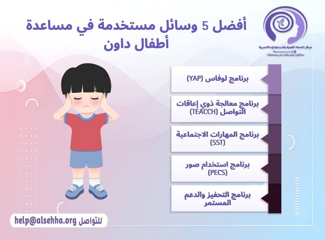 أفضل 5 وسائل مستخدمة في مساعدة أطفال داون